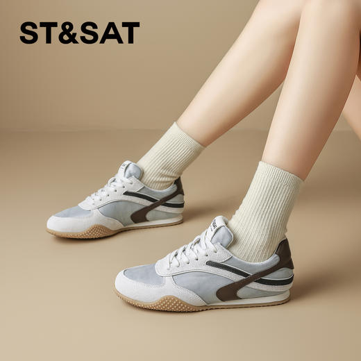 星期六多巴胺元气活力舒适软底平底德训鞋SSD1112927 商品图3