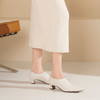 westory2025春季新款尖头乐福鞋舒适低跟豆豆鞋女S25AM58501 商品缩略图5