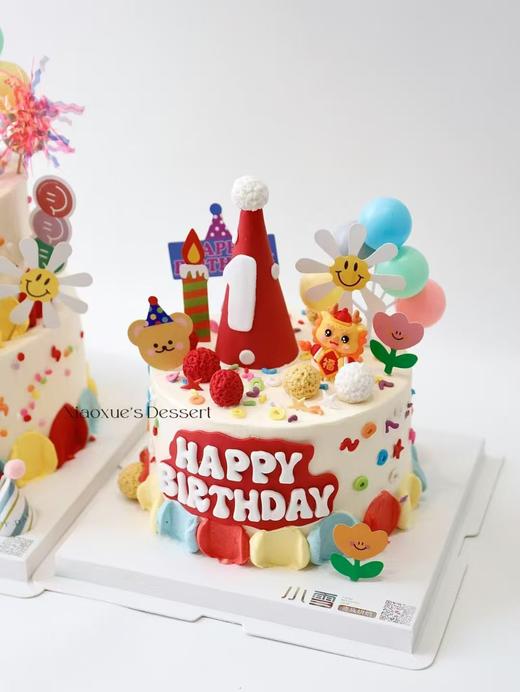 周岁蛋糕（玩偶可换）提前一天预定 商品图0