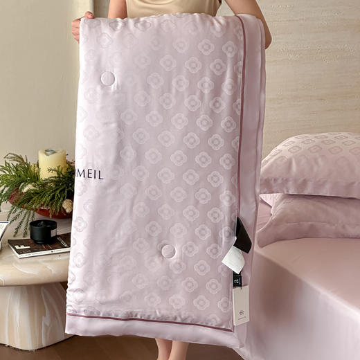 自然醒60支天丝提花烫钻刺绣夏被四件套兰精莱赛尔可机洗冰丝被芯丝滑裸睡TD 商品图13