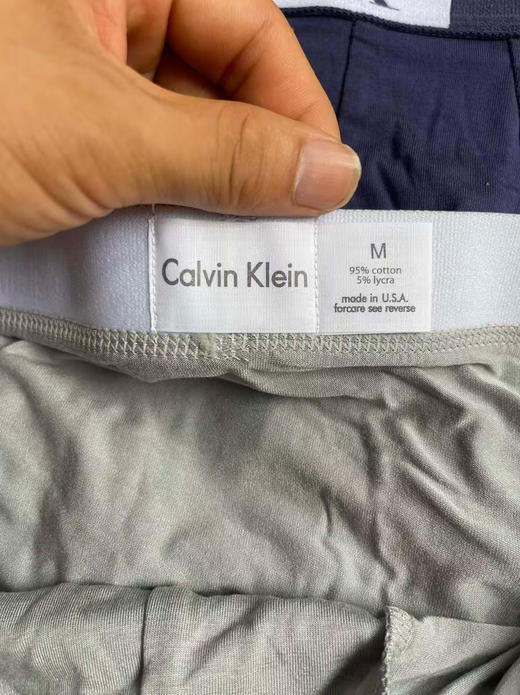 原单正品CK新款男全棉小方块宽松四角裤平角内裤尺码S M L XL
一个三条装 商品图4