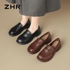 ZHR则则头层牛皮单鞋女2024爆款英伦风真皮乐福鞋轻便百搭ins女鞋 商品缩略图6