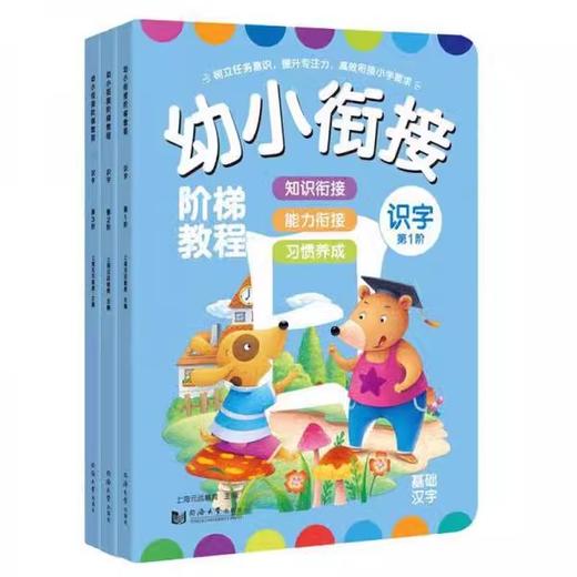 幼小衔接阶梯教程——识字（全3册）（AY） 商品图0