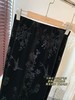 喜鹊竹叶直筒微A显瘦知性优雅丝绒半裙 商品缩略图12