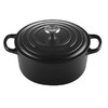 法国进口（Le Creuset）酷彩铸铁锅圆形22cm3.3L哑光黑色（黑珐琅） 商品缩略图0