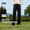 森马休闲裤女发热抗菌长裤冬季新款气质摇粒绒纯色阔腿裤百搭 商品缩略图0