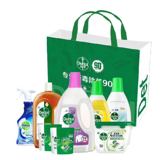 滴露 家庭清洁礼包 4250ml+24颗 （礼袋图案随机） 商品图0