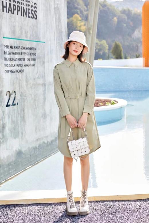 LNNNS 简约通勤设计感衬衫连衣裙 17926 商品图0