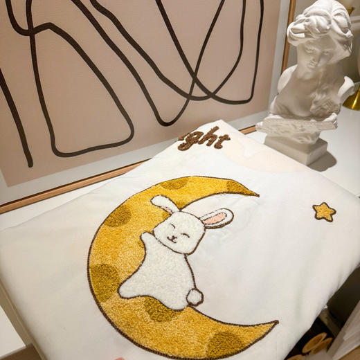 A类卡通毛巾绣亲肤磨毛简约毛巾绣四件套 商品图7