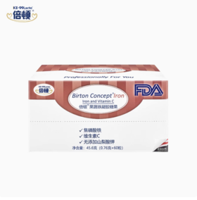 倍顿果蔬铁凝胶糖果45.6g(0.76g*60粒）