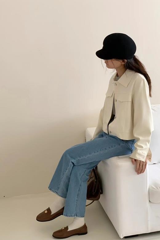 LNNNS 白色工装口袋短款外套 19561 商品图3