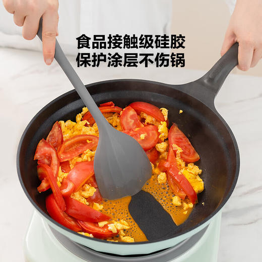 不粘锅专用 CPA12硅胶锅铲 灰色 商品图1
