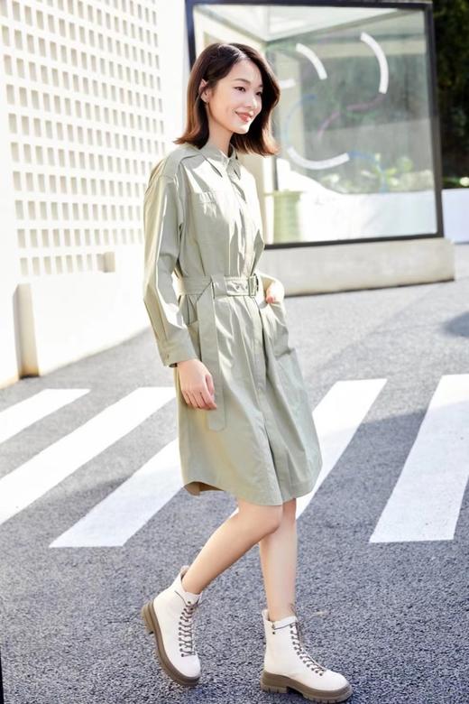 LNNNS 简约通勤设计感衬衫连衣裙 17926 商品图1