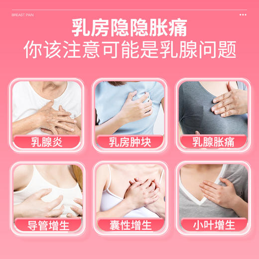 她丽康远红外乳腺贴缓解急慢性乳腺炎乳腺囊性增生乳腺小叶增生 商品图1