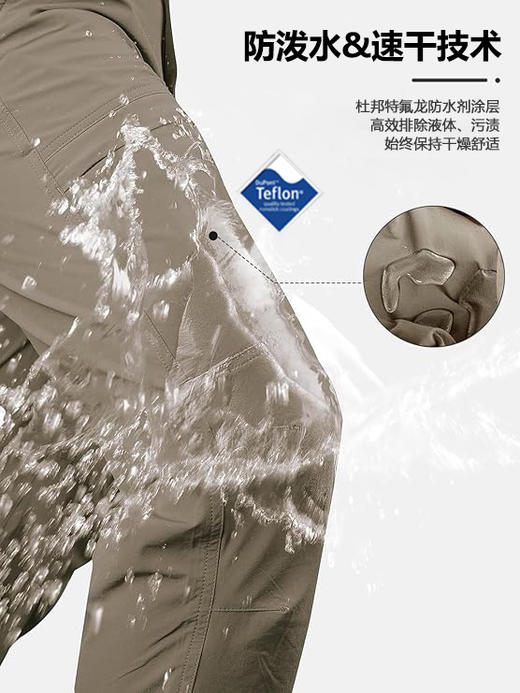 【速干透气 四面弹力】清影战术防泼速干长裤（送腰带）ds（zb） 商品图4