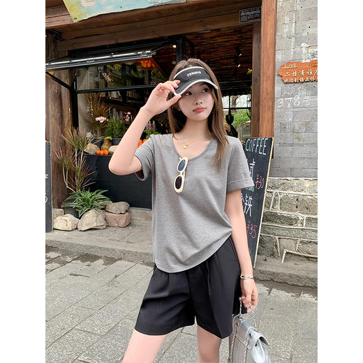 <曾小咸推荐>现货秒杀！最后一波 ！！5色宽松休闲短袖 日常109.99 立减60 秒杀49.99！ 商品图3