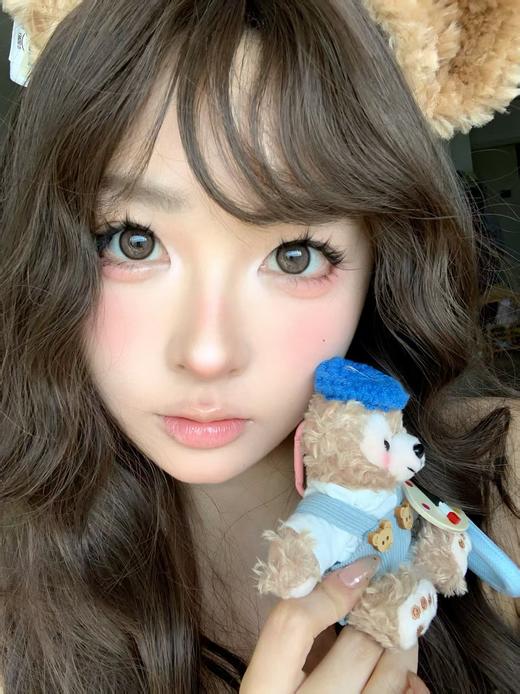 【半年抛大直径】Doragina-甜妹心事棕-14.5mm【半年抛 0-1000度 无525/575】 商品图2