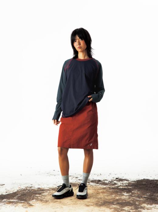 CryingCenter 经典男女情侣速干插肩袖宽松圆领打底TEE长袖 商品图7