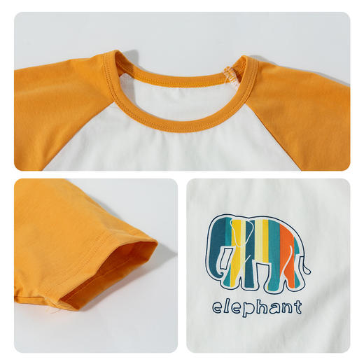 贝贝怡童装儿童短袖套装女童夏季凉爽两件套2025新款男童t恤夏装ZB2ET023 商品图8