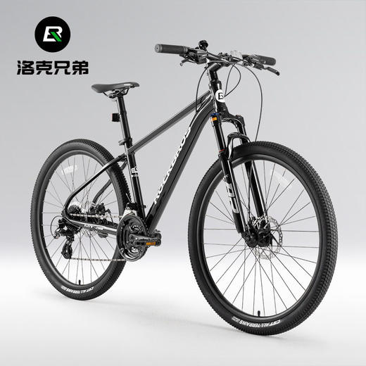 洛克兄弟山地车铝合金27.5英寸内走线碟刹24速男女成人学生自行车 商品图0