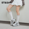 星期六珍珠女孩轻盈舒适运动老爹鞋SSD1112E1W 商品缩略图1