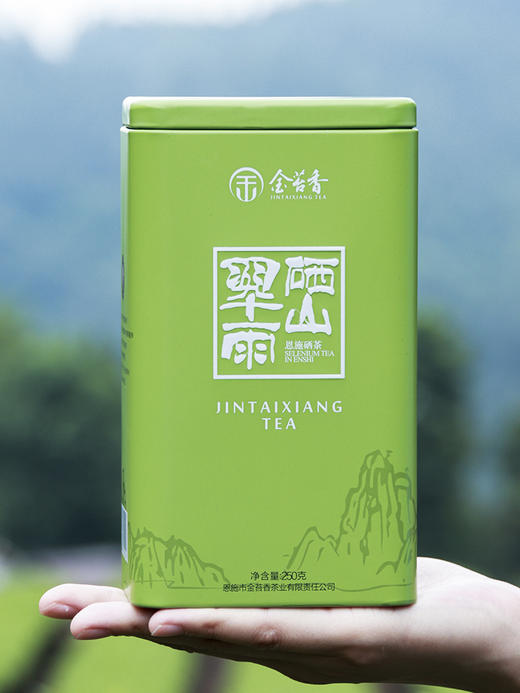 恩施 硒山翠雨 绿茶  250g/罐（方罐装） 商品图5