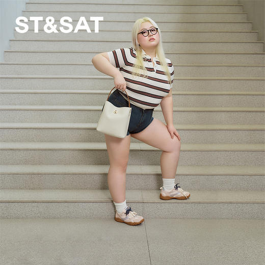 星期六美拉德风厚底运动阿甘鞋SSD1112S4K 商品图2