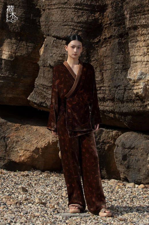 荷木HEMU丨刻画·宽腿裤 商品图1