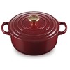 法国进口（Le Creuset）酷彩铸铁锅圆形20cm2.4L石榴红色 商品缩略图0