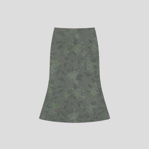 GOODBAI GOODEES满印网面弹力鱼尾半裙 商品图1