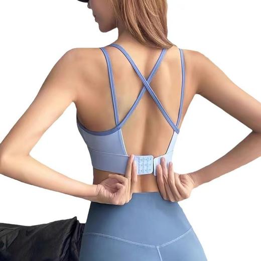 【爆款上市！】聚拢运动内衣女跑步训练健身服美背一体式背心瑜伽服上衣文胸 商品图2