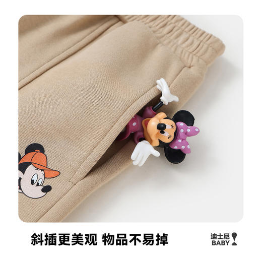【100%棉】【90-140】【迪士尼baby】男童春秋卫裤儿童休闲运动裤 商品图11