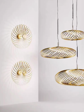 英国Tom Dixon spring 壁灯半透明吊灯卧室客厅吊灯