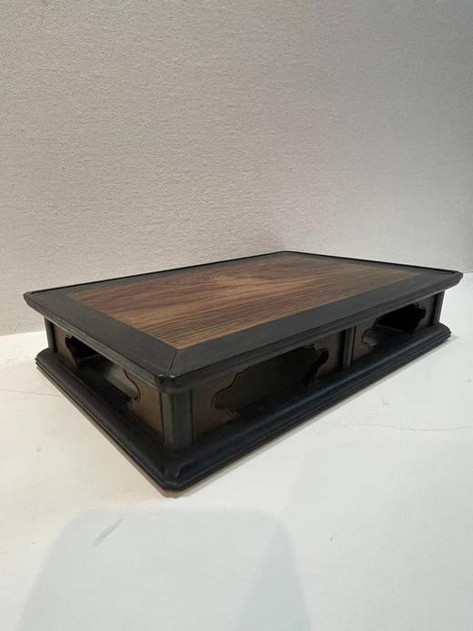 鸡翅木长形底座24*4.5cm 商品图0