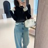 新中式羊毛莱赛尔针织国风衫 商品缩略图4