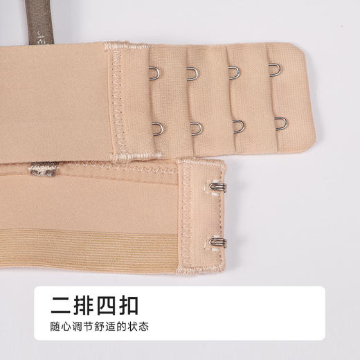 都市丽人无痕B杯无痕内衣薄泳布无钢圈常规文胸LBH5A1 商品图7