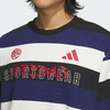 Adidas阿迪达斯CNY STRIPE SWEATSHIRT 蛇年情侣款法式毛圈布撞色运动宽松卫衣套头衫圆领卫衣JZ4200 商品缩略图3