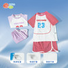 贝贝怡【凉感运动风套装】25夏季新款女童冰感短袖T恤+宽松透气短裤套装ZB2ET028 商品缩略图8