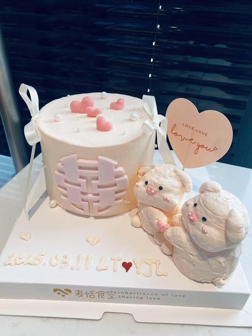 囍小熊（丝带颜色随机） 商品图0