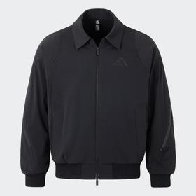 Adidas阿迪达斯CNY WOVEN JACKET 蛇年加绒飞行员运动休闲宽松翻领夹克外套梭织棉夹克JZ4192