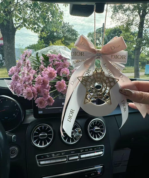 预售5-7天！Dio风铃车挂香薰 风铃扩香石搭配幸运星 仪式感氛围感拉足 精致伴手礼生日礼物 商品图2