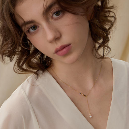 ARSIS银饰｜秘密花园系列 暮色星坠项链 商品图3