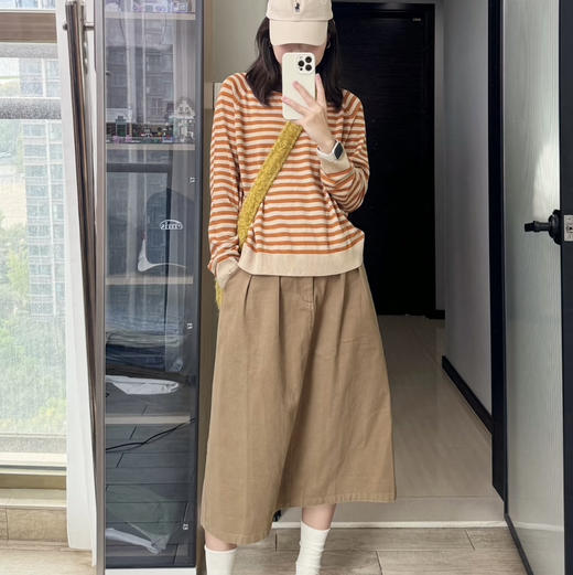 【我的人生套装‼️】一套➖💰10❗王炸配色❗开春必穿的橘色羊毛针织衫➕卡其套装❗大网店一套💰600，咱家零头的价格，给大家更好的品质👍 商品图6