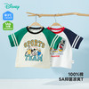 迪士尼【5A抑菌】25夏季新款男童插肩袖T恤卡通米奇撞色短袖打底衫ZD2ES025* 商品缩略图2