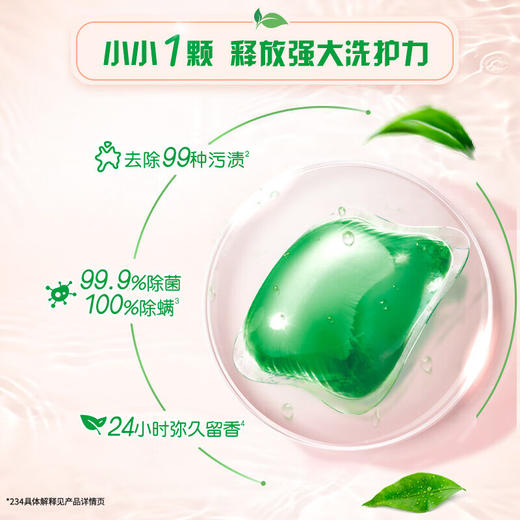 奥妙自然工坊白茶除菌洗衣凝珠400G 商品图5