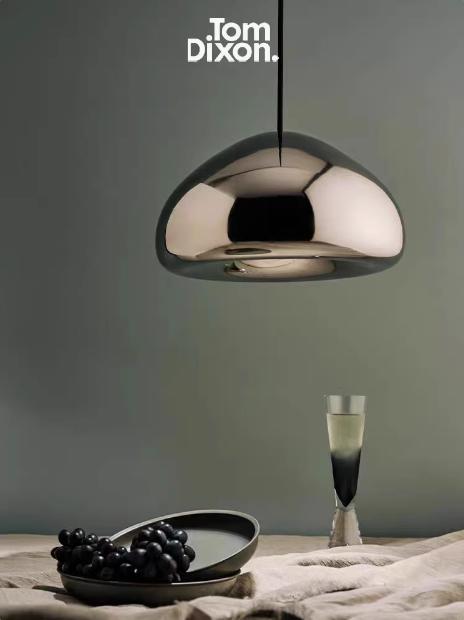 英国Tom Dixon VOID吊灯风熔岩金属吊灯简约球形灯 商品图3
