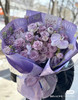 紫色系海洋之歌玫瑰混搭 半开放式 手打花束 商品缩略图1