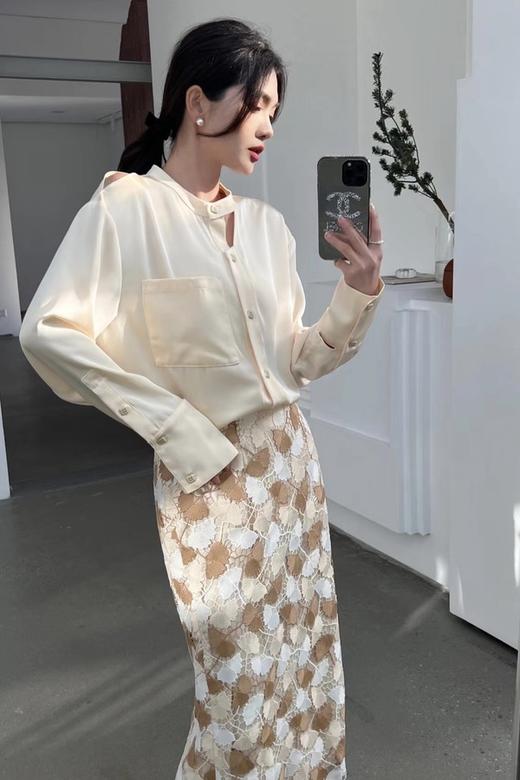 Le Malene 蕾丝镂空包臀半裙 17982 商品图2