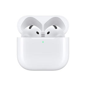 积分免费兑：Apple/苹果 AirPods 4(支持主动降噪)搭配无线充电盒(USB-C)苹果耳机 蓝牙耳机适用iPhone/iPad 四代