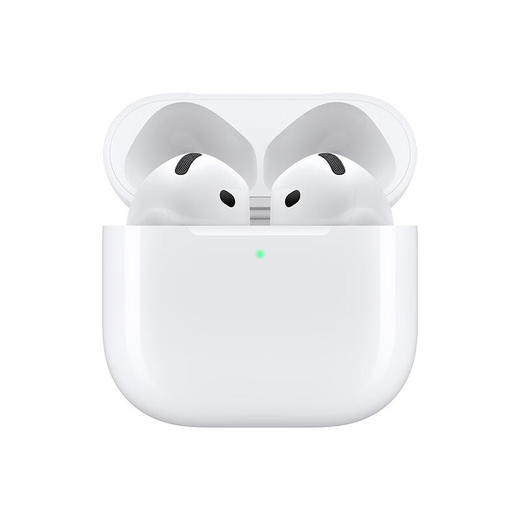 积分免费兑：Apple/苹果 AirPods 4(支持主动降噪)搭配无线充电盒(USB-C)苹果耳机 蓝牙耳机适用iPhone/iPad 四代 商品图0